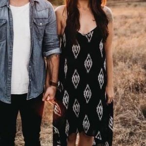 Black Patterned Dress